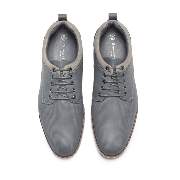 Men's Business Casual Oxford Shoes - GREY - 4